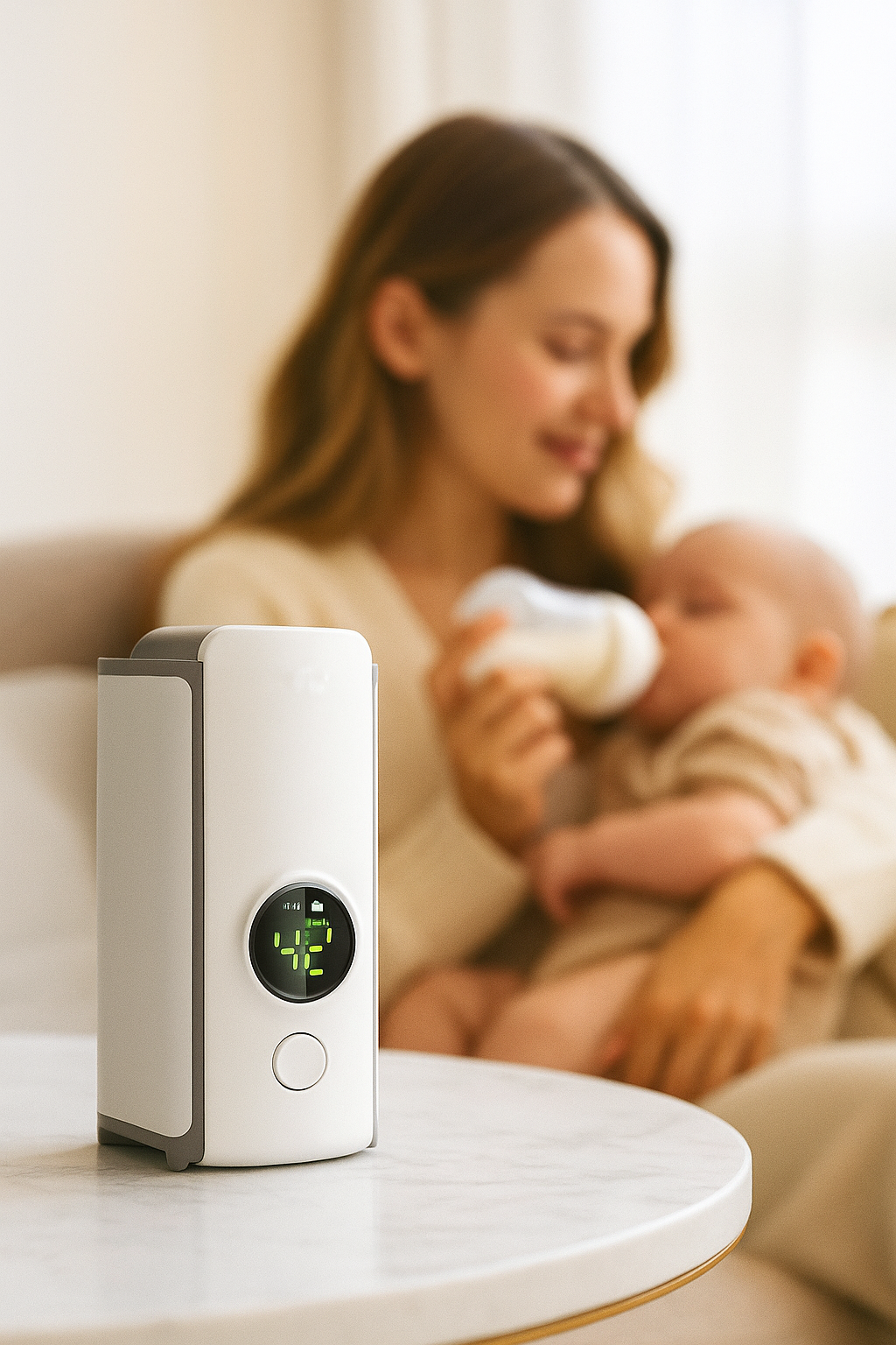 Cordless Portable Baby Bottle Warmer Convenient Travel Essential for Parents
