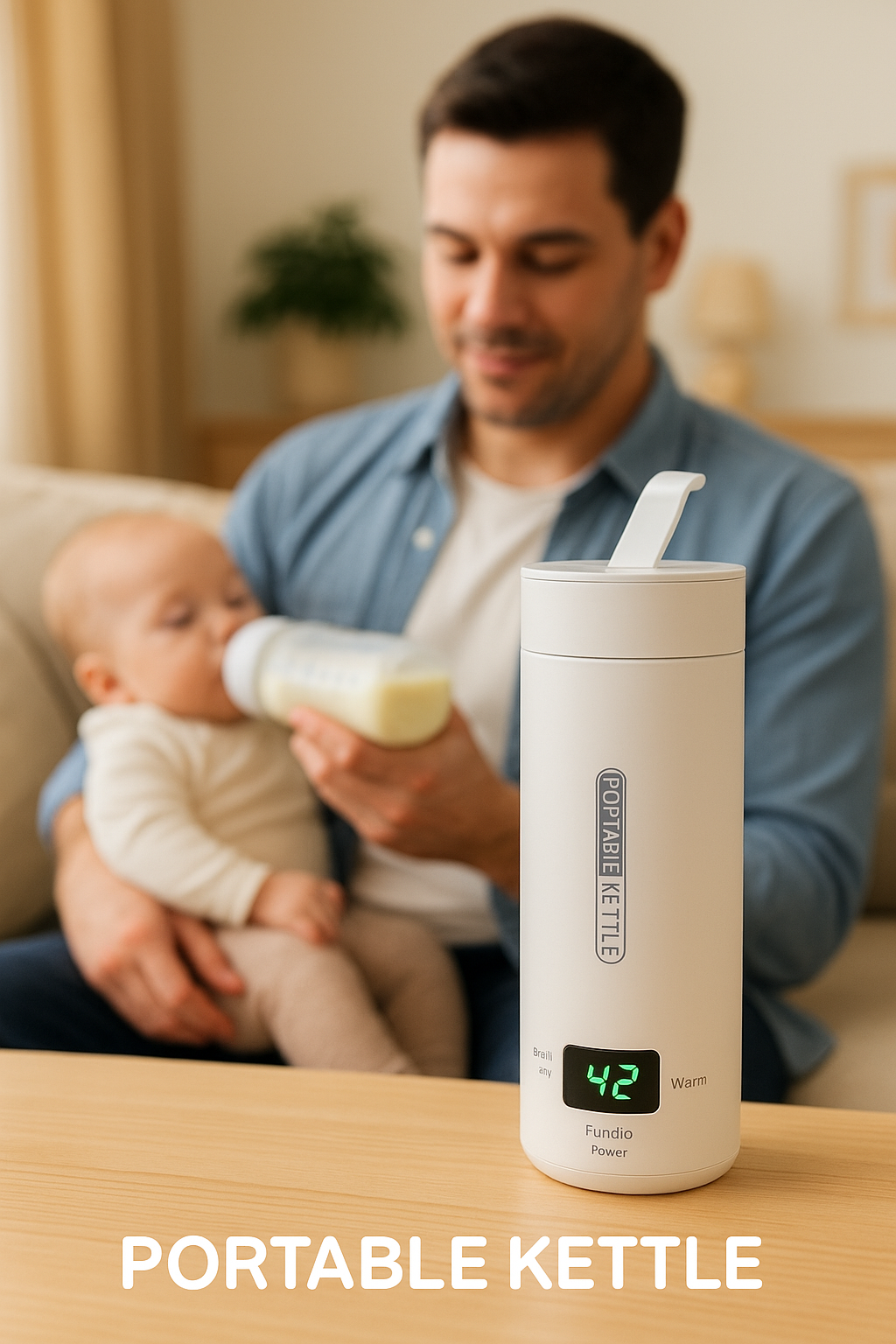 The 500ML Electric ZARTSEN Portable Kettle: Effortless Baby Bottle Warming for Parents On-the-Go